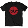 Blur Tshirt Homme Circle Logo Noir (XL)