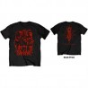 Slipknot Tshirt Homme WANYK Red Patch Noir (L)