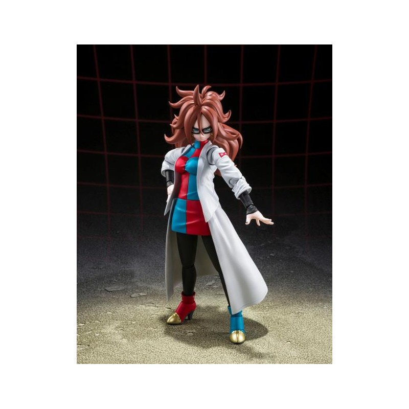 DRAGON BALL FIGHTERZ - ANDROID 21 - FIGURINE S.H.FIGUARTS - 15CM