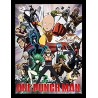 ONE PUNCH MAN - HÉROS ET VILLAINS - IMPRESSION ENCADRÉE 30X40CM