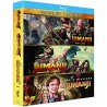 Jumanji - trilogie : jumanji + bienvenue dans la jungle + next level