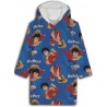 ONE PIECE - Luffy - Sweat Poncho - Taille Enfant(7-14 ANS)