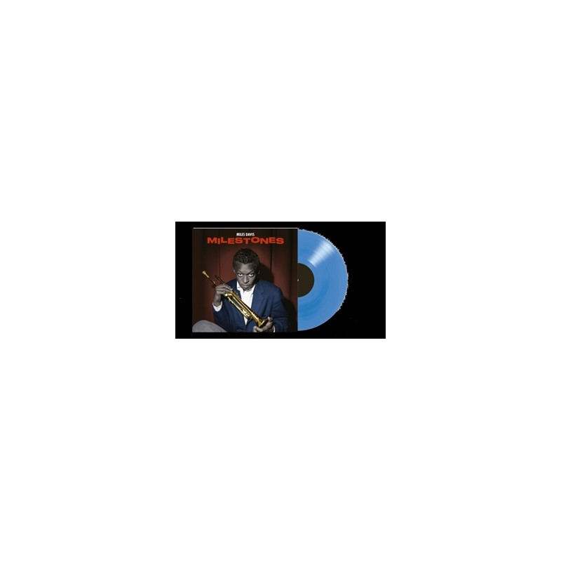 DAVIS, MILES -MILESTONES  . Blue Vinyl 1-LP