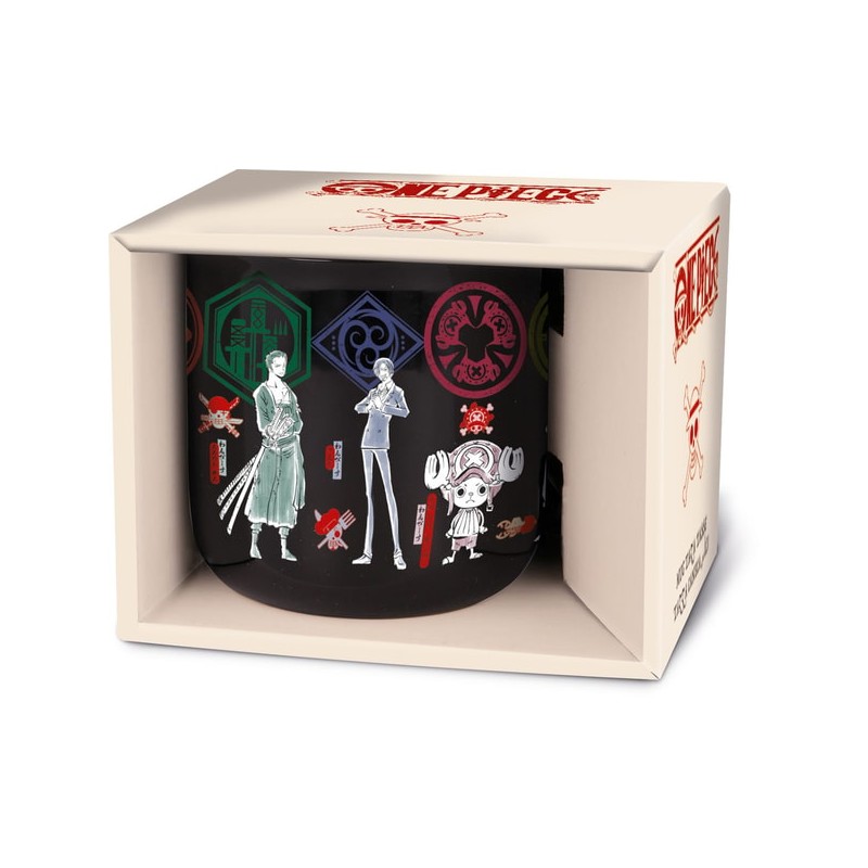 ONE PIECE - MUG BREAKFAST CÉRAMIQUE EN BOÎTE CADEAU - 400 ML