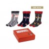 MARVEL - PACK DE 3 PAIRES DE CHAUSSETTES AVENGERS (TAILLE 40-46)