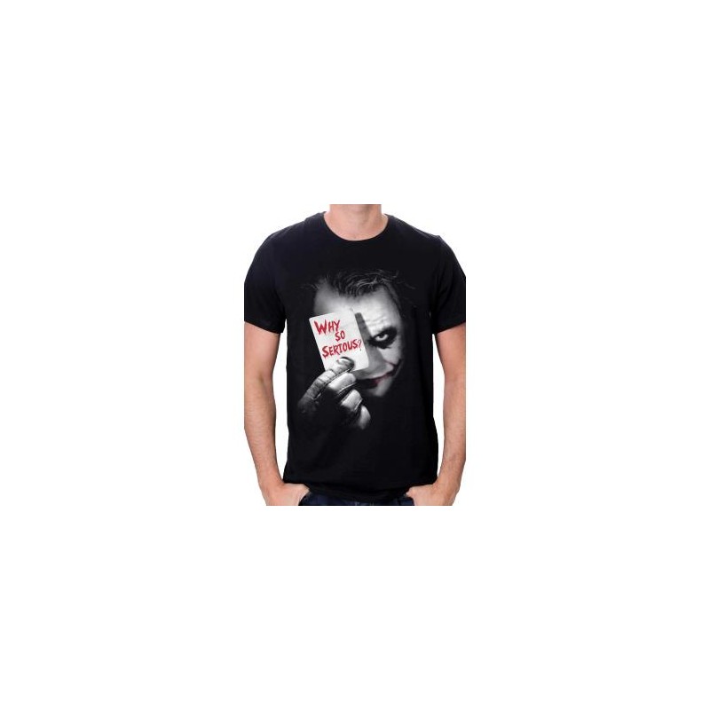 BATMAN - T-Shirt Joker Why so Serious (L)