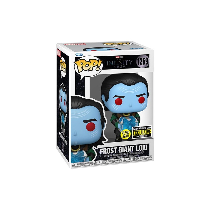 FUNKO POP! MARVEL: THE INFINITY SAGA - FROST GIANT LOKI (GLOW IN THE DARK) - ENTERTAINMENT EARTH EXCLUSIVE