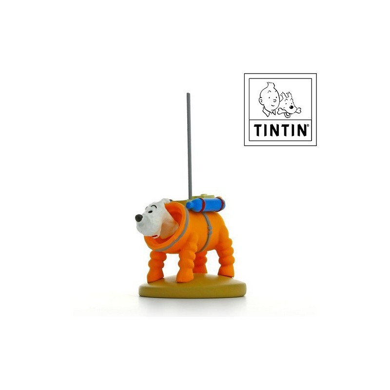 Statuette Tintin - Milou cosmonaute - Moulinsart