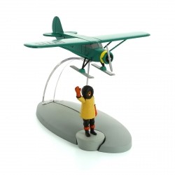 Figurine de collection Tintin L'avion sur skis Nº49