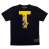 T-shirt 100% coton Moulinsart Tintin, T Noir XXL