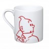 Tasse mug en porcelaine de Tintin