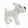 Peluche doudou souple Tintin et boîte cadeau: Milou 20cm