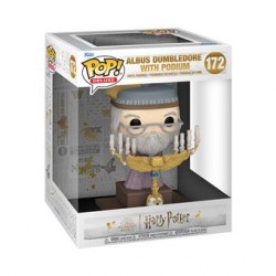 HARRY POTTER 3 - POP Deluxe N° 172 - Dumbledore avec Podium