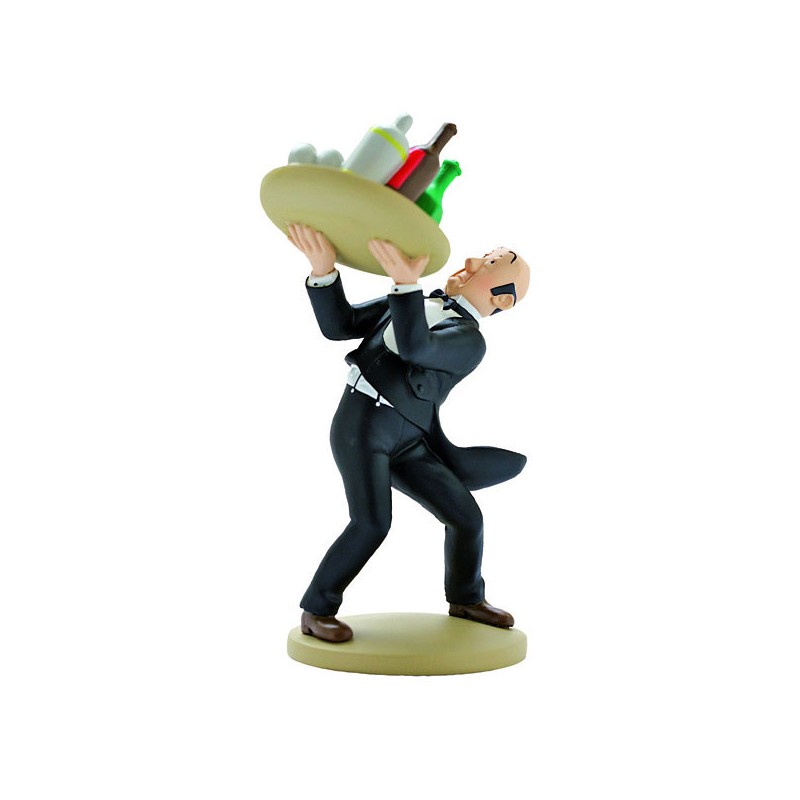 TINTIN  -  FIGURINE DE NESTOR AU PLATEAU (14 CM)