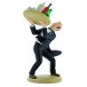 TINTIN  -  FIGURINE DE NESTOR AU PLATEAU (14 CM)