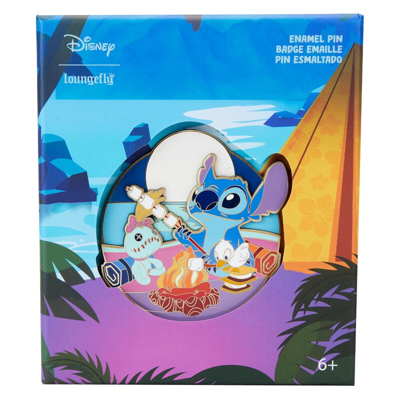 LILO & STITCH - Camping Cuties - Pins 8cm Loungefly