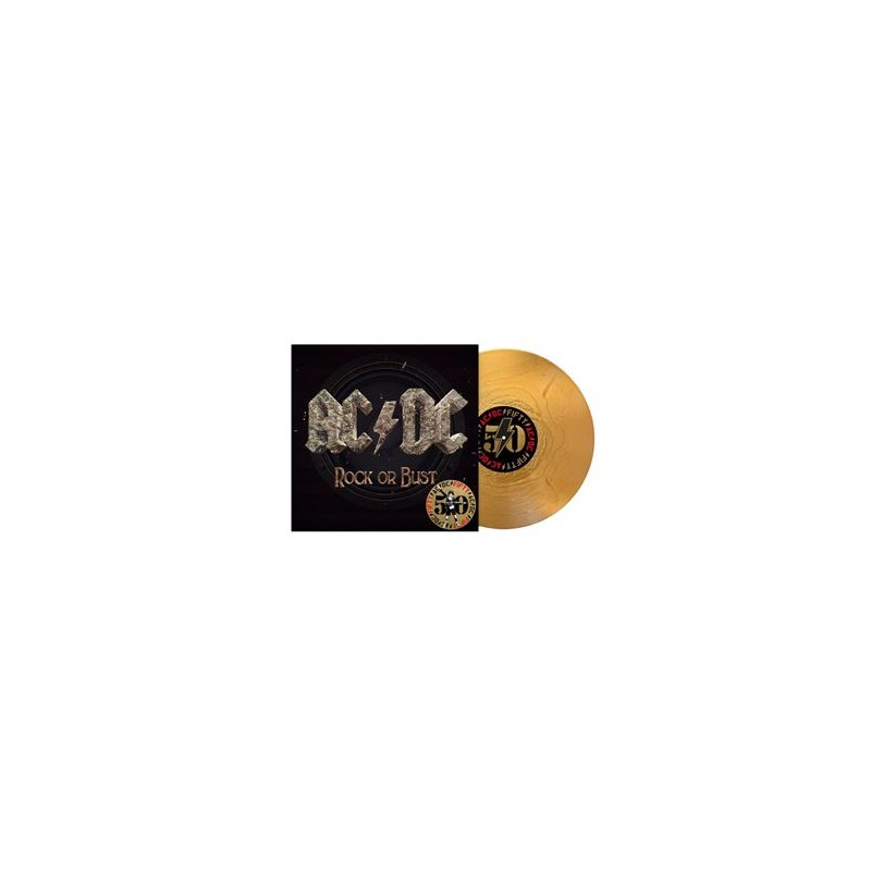 AC/DC -Rock Or Bust Édition Limitée Vinyle Or