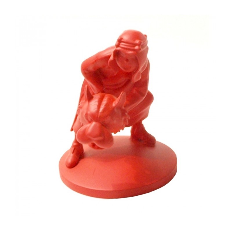 Figurine de collection Tintin Abdallah Moulinsart Rouge Monochrome (42161)