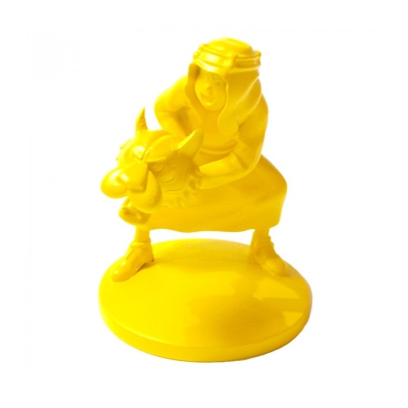 Figurine de collection Tintin Abdallah Moulinsart Jaune Monochrome