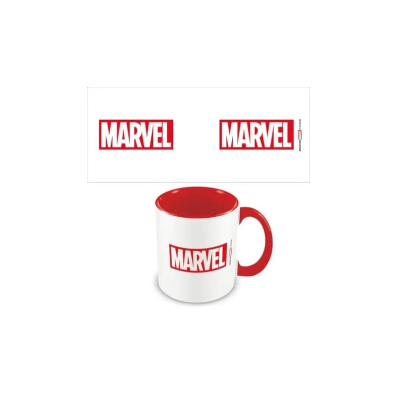 MARVEL - MUG MARVEL LOGO INTÉRIEUR COLORÉ ROUGE 315ML