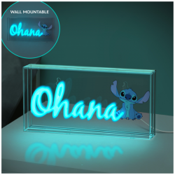 LILO ET STITCH - LAMPE NÉON LED OHANA