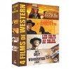 Coffret Western 4 Films DVD : Un colt pour 3 salopards L'héritage du chercheur d’or Les colts au soleil Roy colt Winchester Jack