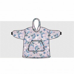 LILO & STITCH - Stitch - Sweat Poncho - Taille Adulte