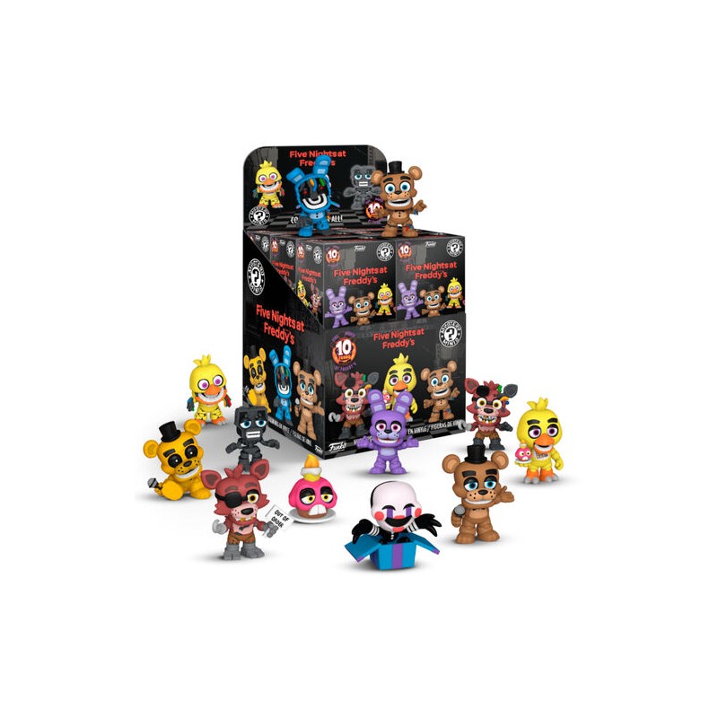 FIVE NIGHTS AT FREDDY'S  -  10E ANNIVERSAIRE  -  POP! MINI FIGURINE MYSTÈRE (6 CM)