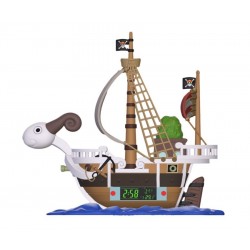 ONE PIECE - Bateau Merry - Réveil Lumineux LED - 25 cm