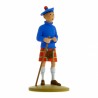 Figurine de collection Tintin en kilt 13cm