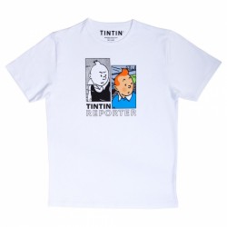 T-shirt 100% coton Tintin Reporter Blanc (XL)