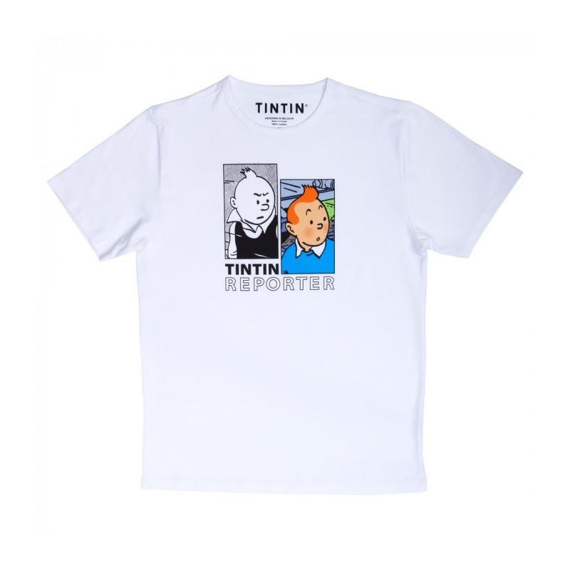 T-shirt 100% coton Tintin Reporter Blanc (XL)