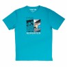 T-shirt 100% coton Tintin Reporter avec Milou Bleu (L)