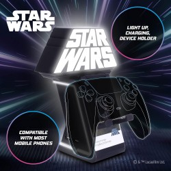 Star Wars - Star Wars Logo Support Lumineux Chargeur pour Téléphone et Manette