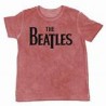 THE BEATLES - T-Shirt BurnOut Col - Logo Red - Men (XL)