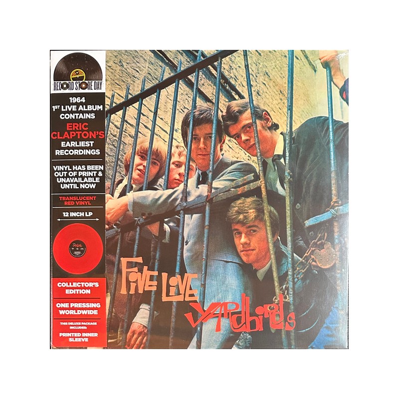 The Yardbirds - Five Live Yardbirds 1xLP Coloured Vinyl RSD Limited Edition