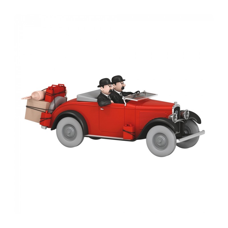 Voiture de collection Tintin, Les Dupondt dans la 201 cabriolet Nº56 1/24