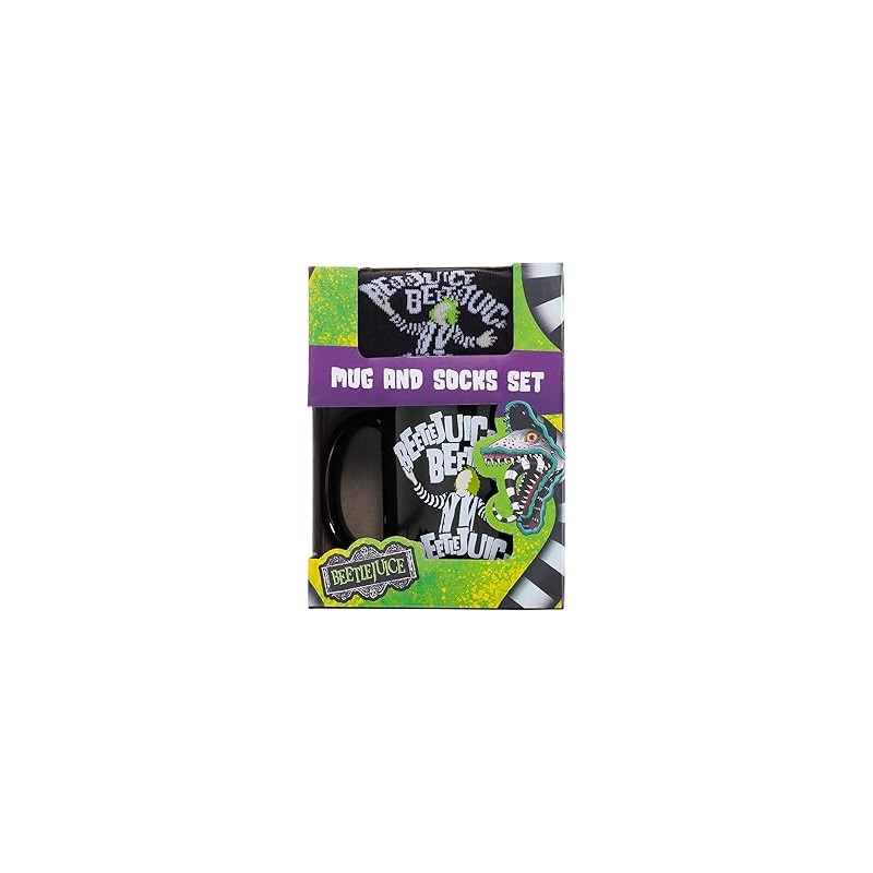 BEETLEJUICE - Beetlejuice Beetlejuice - Mug 315ml et Chaussettes 41-45