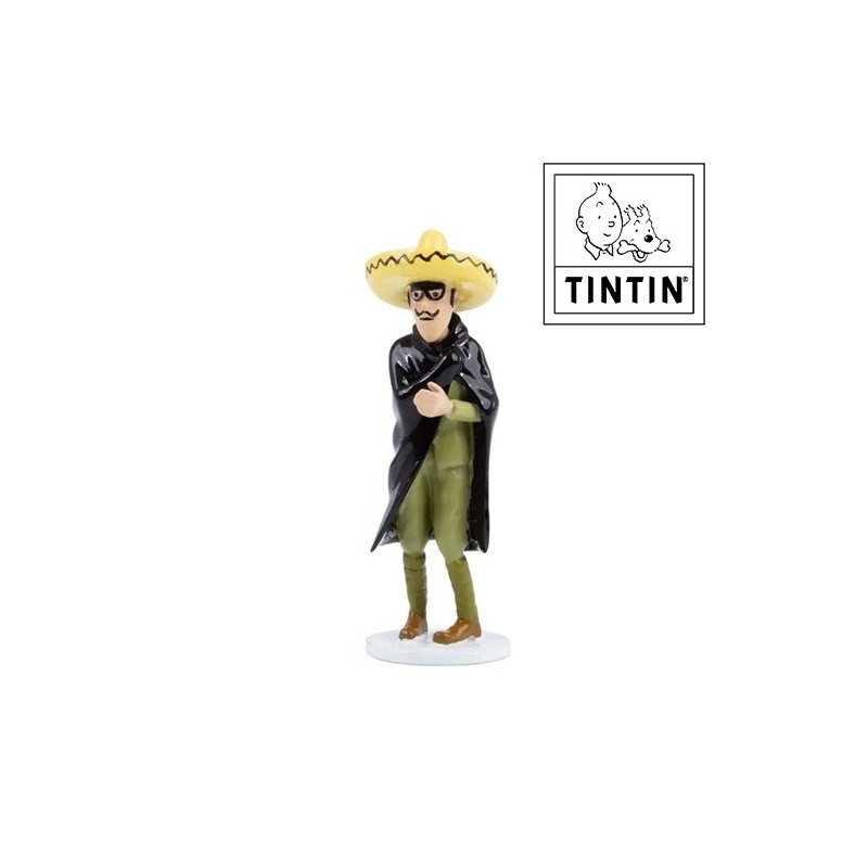 Caporal Diaz - Statue en Métal Tintin - La Collection de Cartes de Vœux de 1972 - 6,5 cm