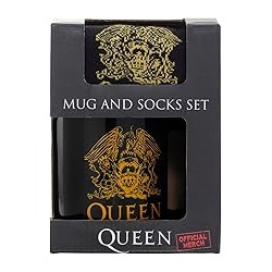 Queen - Coffret cadeau avec tasse 315ml et paire de chaussette EU 41-45 "Queen"