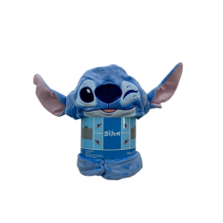 Disney - Lilo et Stitch - Plaid Polaire à Capuche 3D Stitch 150 x 120cm