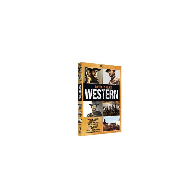 Coffret MGM 100 ans - 5 Films Westerns DVD