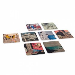 Set de 8 sous-verres Tintin...