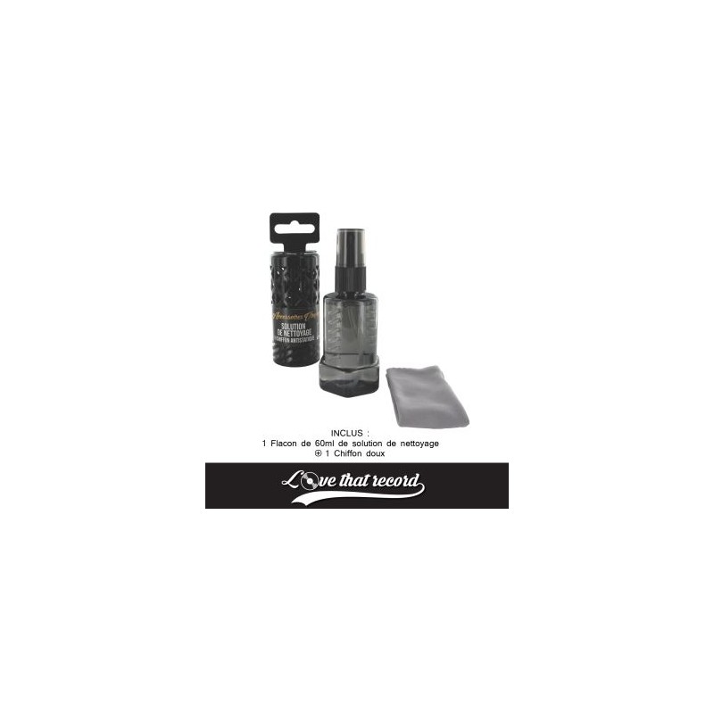 Cleaning kit 60ml pour vinyle