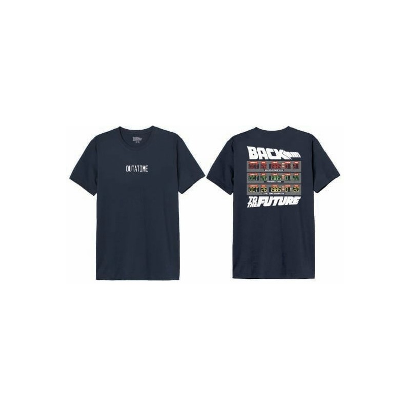 Retour vers le futur - outatime - t-shirt homme (xl)