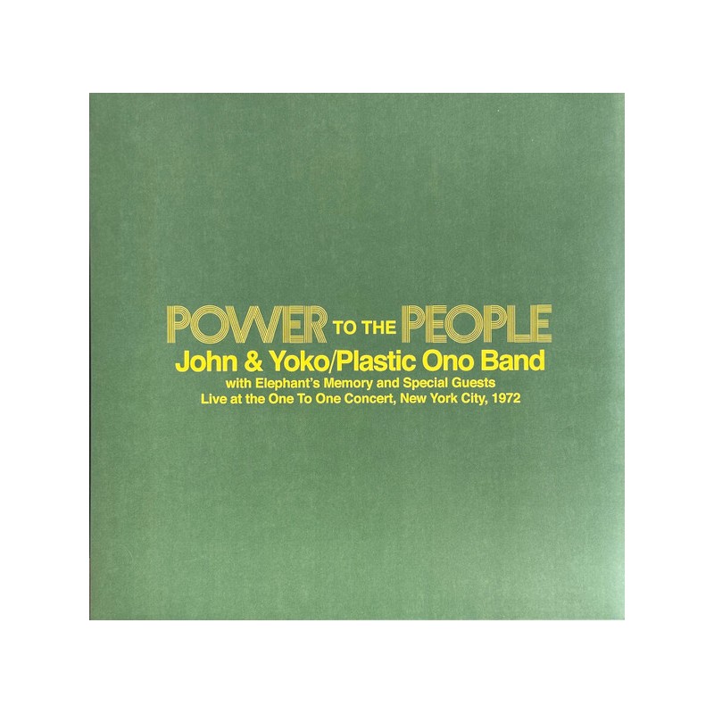 John & Yoko* / Plastic Ono Band With Elephant's Memory – Power To The People (Live , New York City, 1972)