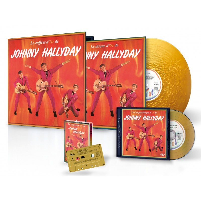 Johnny Hallyday - La Coffret D'Or - RSD 2024 (Vinyle + K7 + CD)
