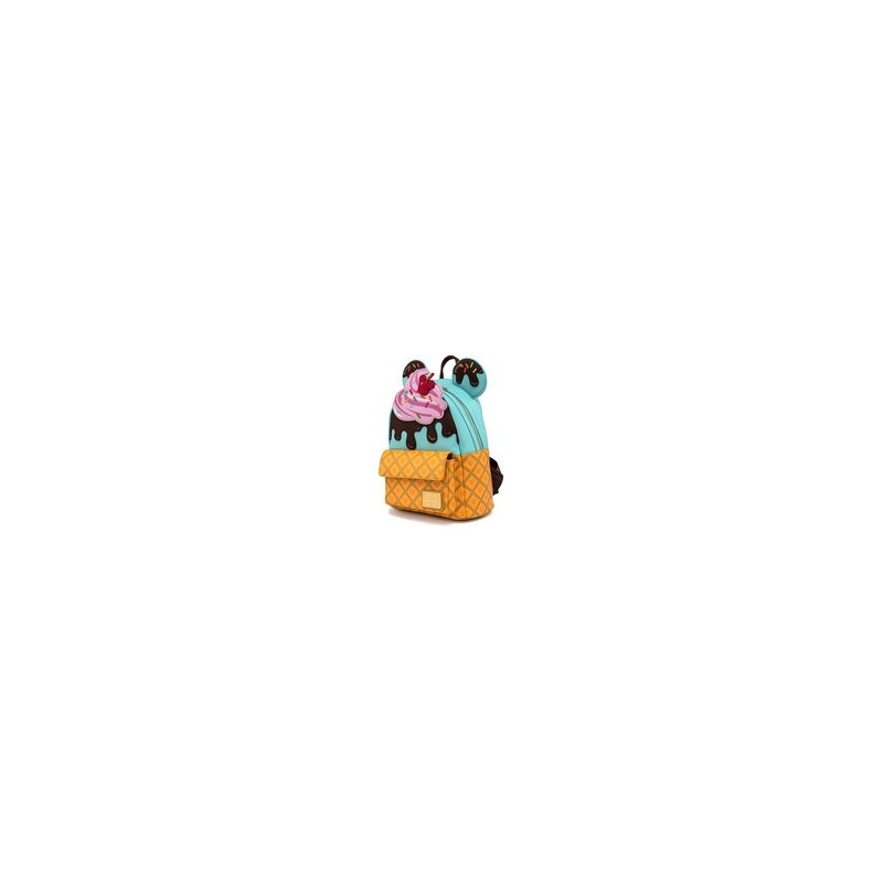 Loungefly : Disney Mickey et Minnie Sweets Ice Cream Mini sac à dos