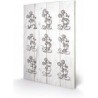 DISNEY - Impression sur bois 40X59 - Mickey Mouse Multi Noir / White