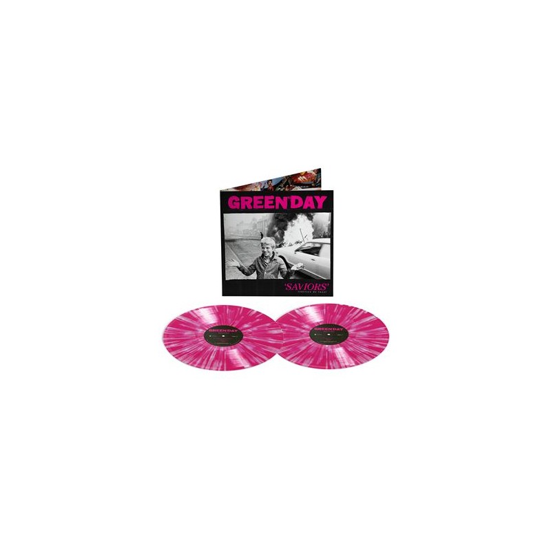 Green Day Saviors  Pink White 2-LP  Coloured Vinyl, Deluxe Edition, Limited Edition